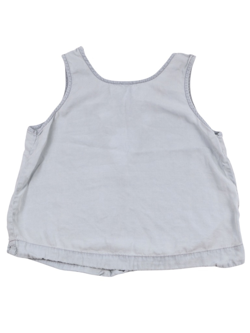 Life in Progress Light Blue Tank Top XS Minimal Basic